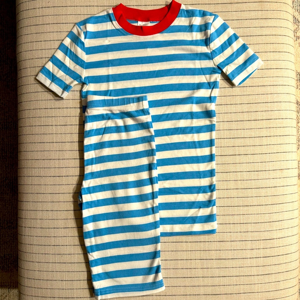 Nearly New! Mini Boden Cotton PJ set.  Size 12. Unisex